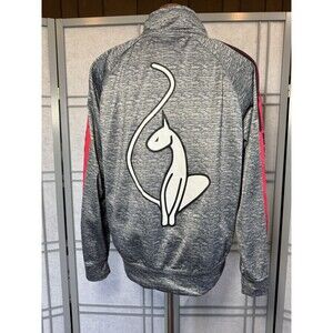 Baby Phat Full Zip Track Jacket 1X Grey Red White Black Logo Streetwear Y2K GUC